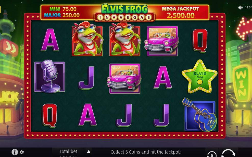Elvis Frog in Vegas